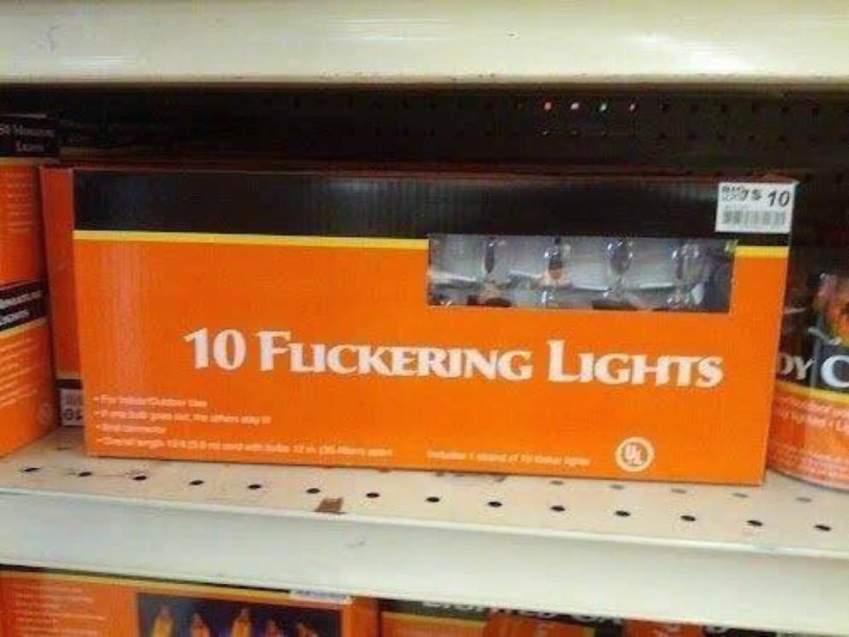Just bought our fuckering lights! So excited to put them up 😀
