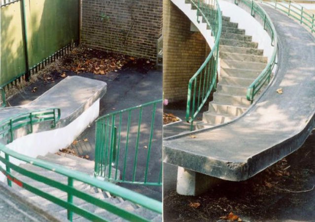 Some disabled ramp huh? Looks fun! 😃