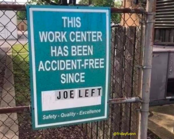 Poor old Joe! 😏