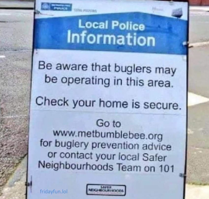 Dunno what they have against Buglers! 🎺